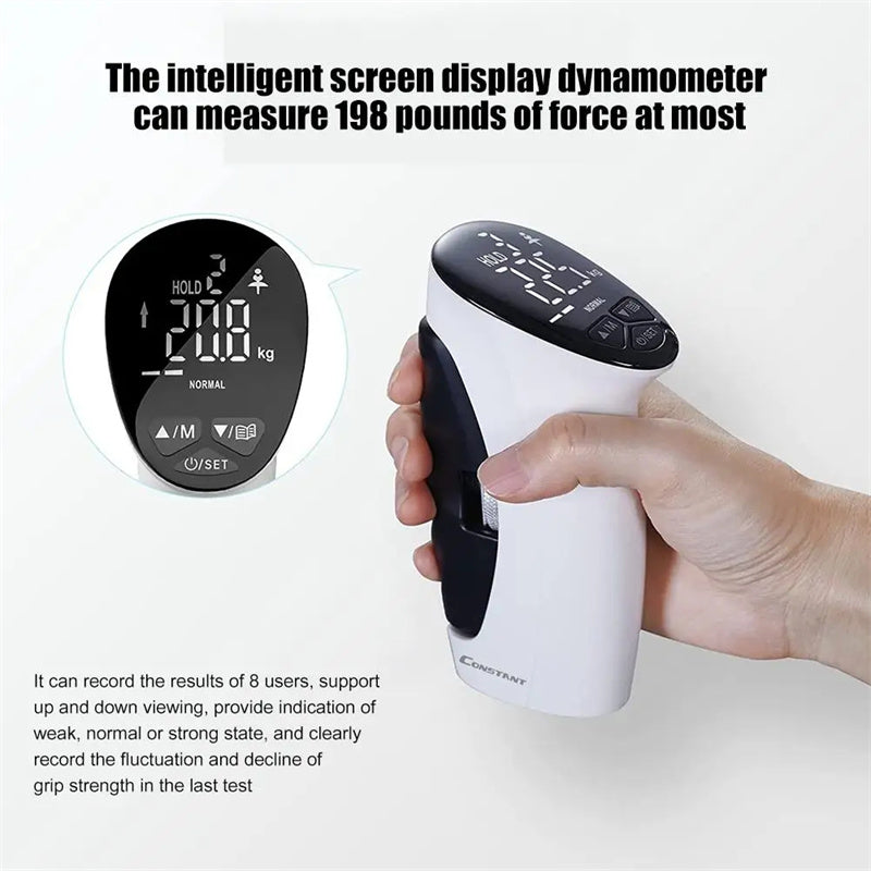 Digital Electric Hand Gripper Hand Dynamometer Counting Gripper Hand Grips Strengthener Measurement Meter Auto Capturing Power Good Way to Keep Fitness